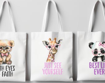 JW Personalized Animal Tote Bag: Kids Ministry Gift