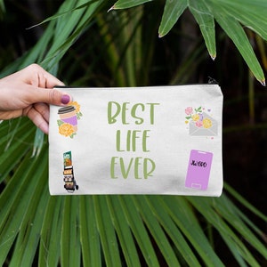 Jw best life ever pouch,  Jw service pouch, Jw gift for pioneer, Jw baptism gift, jw makeup bag