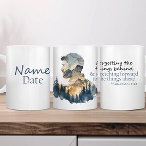 Jw mountain coffee cup for brothers,  jw baptism mug, jw baptism gift, jw gift for brothers, jw coffee mug, jw coffee cup, jw pioneer gift
