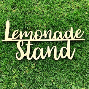 Lemonade Stand svg,  Lemonade SVG, Lemonade Stand Sign, Lemonade Stand Decor, Glowforge, CNC, Laser Cut File, png, pdf, ai, dxf