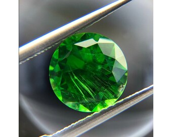 Natural Demantoid Garnet January Gemstone January Birthstone Green Garnet Demantoid Garnet Pair 5mm RD Loose Stone SKU:00105298