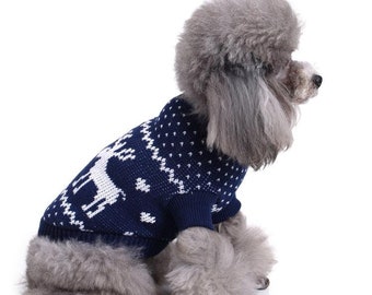 Pet Festive Classic Fair Isle Sweater. Christmas sweater