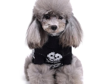 skull dog sweater