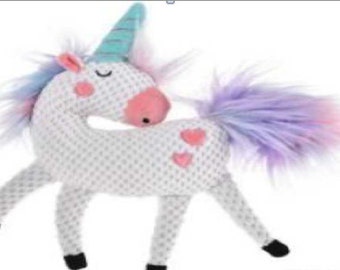 Copy of Dog / Pet Toy, Colorful Fluffy Unicorn, Squeaky toy