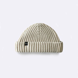 Beige Fisherman Beanie