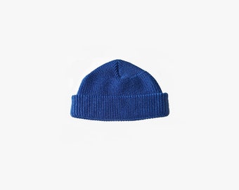 Blue Watch Cap | 100% Merino Wool