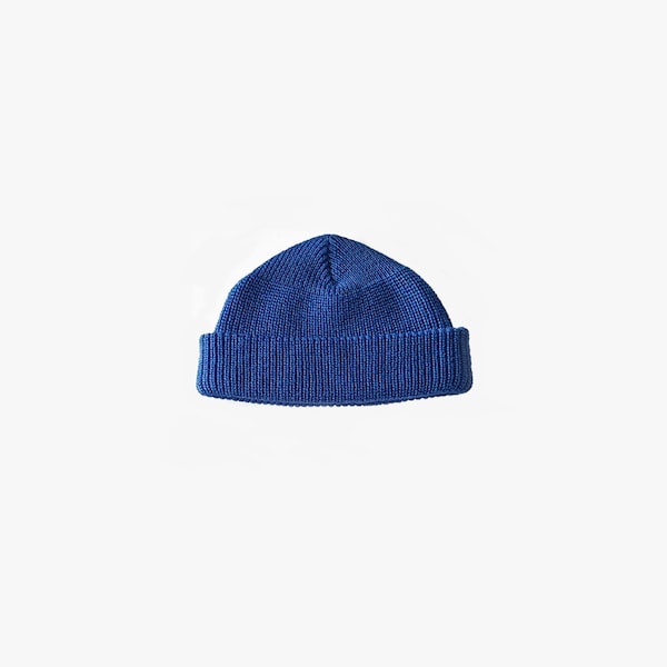 Blue Watch Cap | 100% Merino Wool