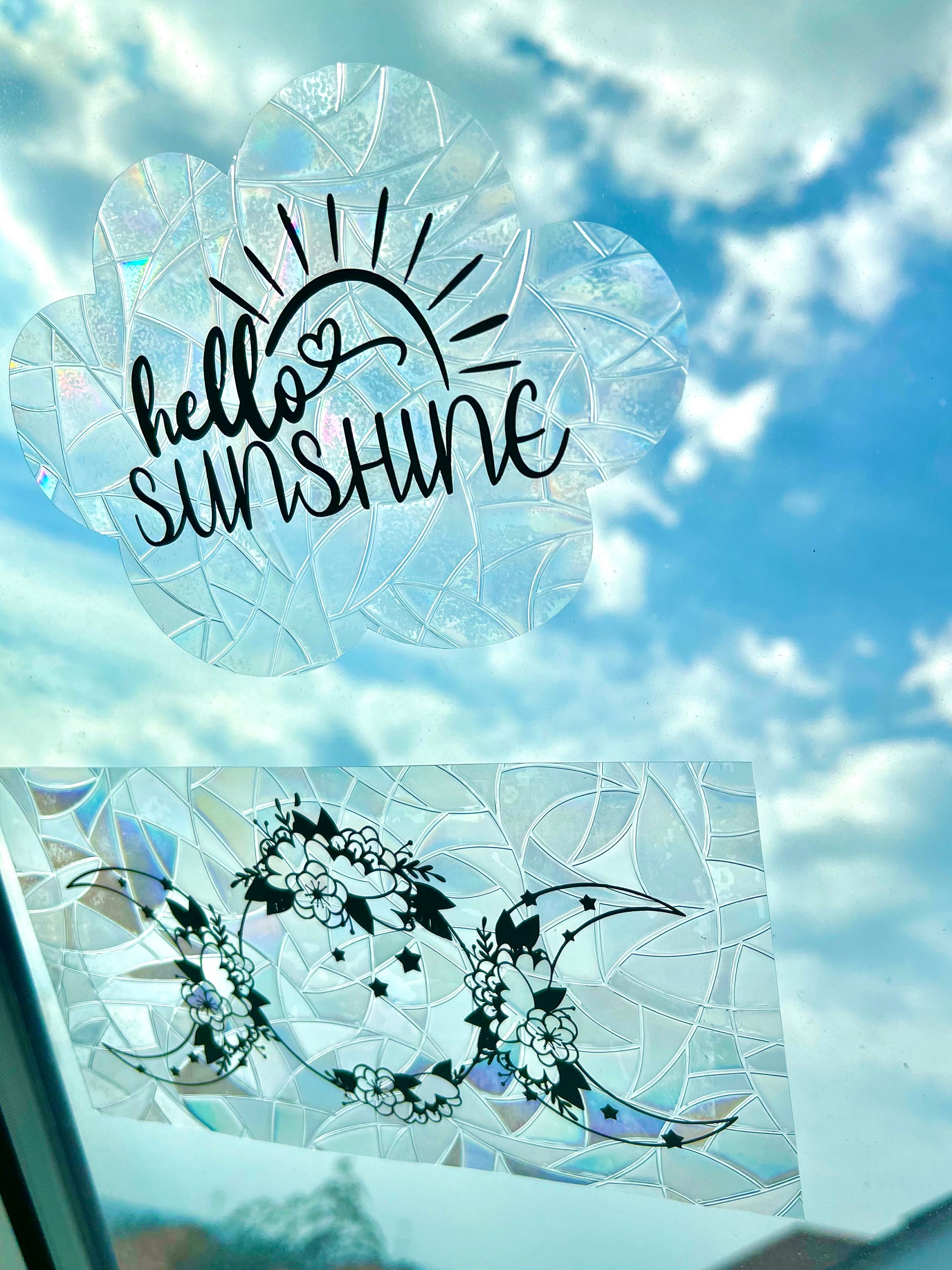 Sun Catcher Sticker Rainbow Maker Prism Sticker Window Sun Etsy