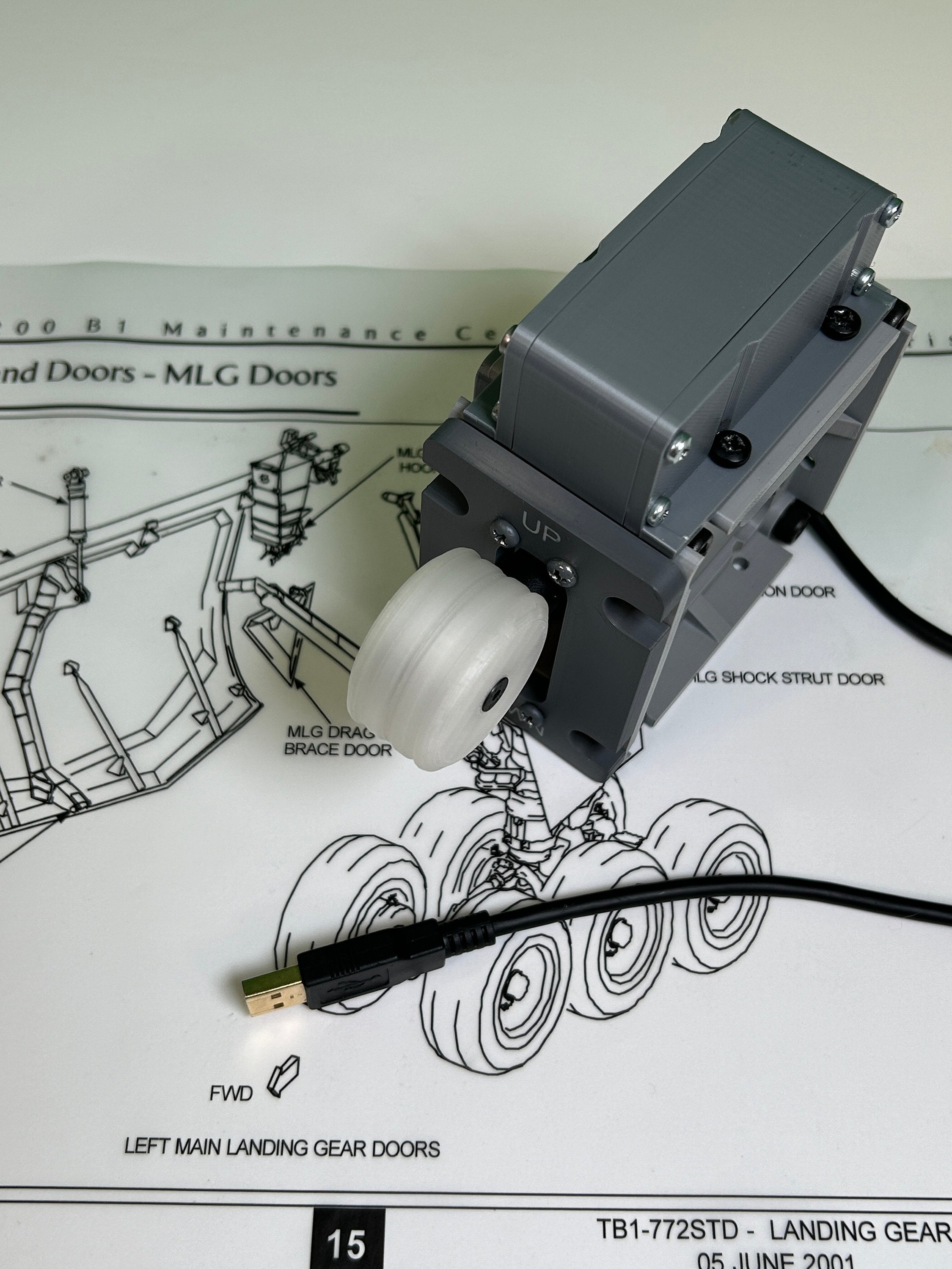 Flight Simulator Landing Gear Handle Generic Design for Home Built