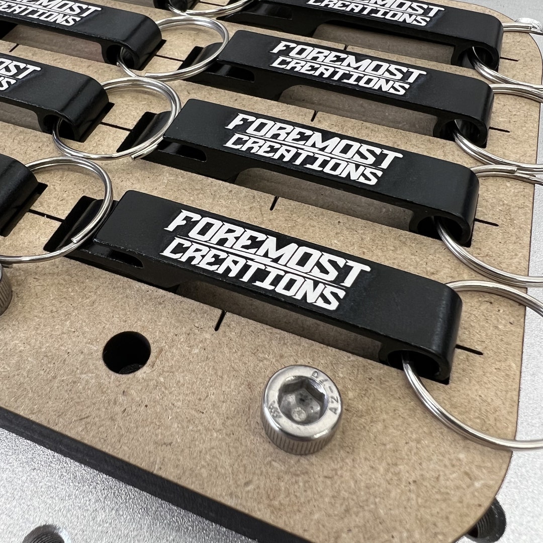 Aluminum Bottle and Can Opener Keychain Custom Engraved / Personalized