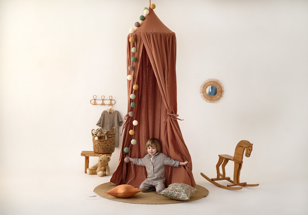 Nursery Bed Canopy , Boho Canopy , Reading Nook Canopy , Nursery Canopy