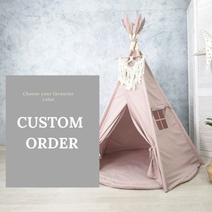 Tipis para niños / Tienda de campaña para niños en interiores, tipi zelt kinder, regalos para niños pequeños, regalos para niños pequeños, regalo de cumpleaños para niños, regalo de Navidad para niños