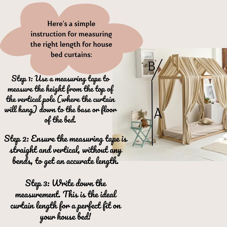 Canopy for House Bed Bed Canopy for Girls, Aesthetic Room Decor, Linen