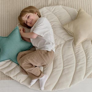 Woodland Nursery Rug Soft Baby Play Mat for Tummy Time, Krabbeldecke, and Play Area - Perfect for Newborns & Infants