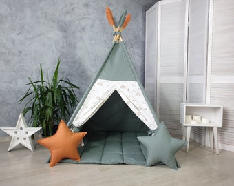 Tipi Zelt | 1. Geburtstag Babygeschenk, Kinderspielhaus, Kinderzelt, Kleinkind-Tipi-Zelt, Spielzelt & Spielhäuser