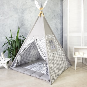 Play Tents for Boys & Girls, Play teepee, Teepee Tent Play Tents, Kids play tent, Childrens room teepee, Teepee tent for kids