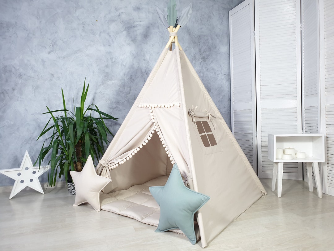 Best Teepee for Kids Play Tents & Playhouses, 1st Birthday Gift, Indoor