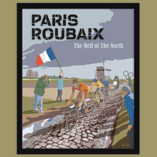 Sudadera Con Capucha Paris Roubaix Desde 1896 – Diseño Hell Of The North, Ideal Para Ciclistas Y Amantes Del Ciclismo