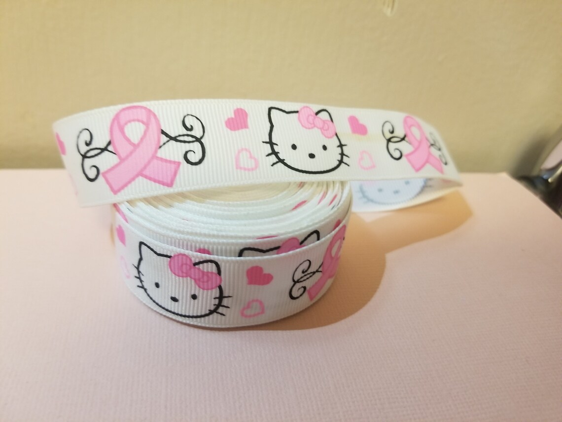 Grosgrain Ribbon Size 1.5 Hello Kitty Breast | Etsy