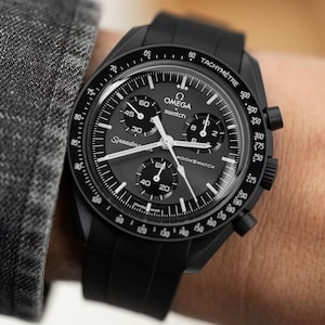 Correa de silicona MoonSwatch para Omega x Swatch Alta calidad Impermeable Compatible con Speedmaster MoonWatch Envío gratis imagen 1