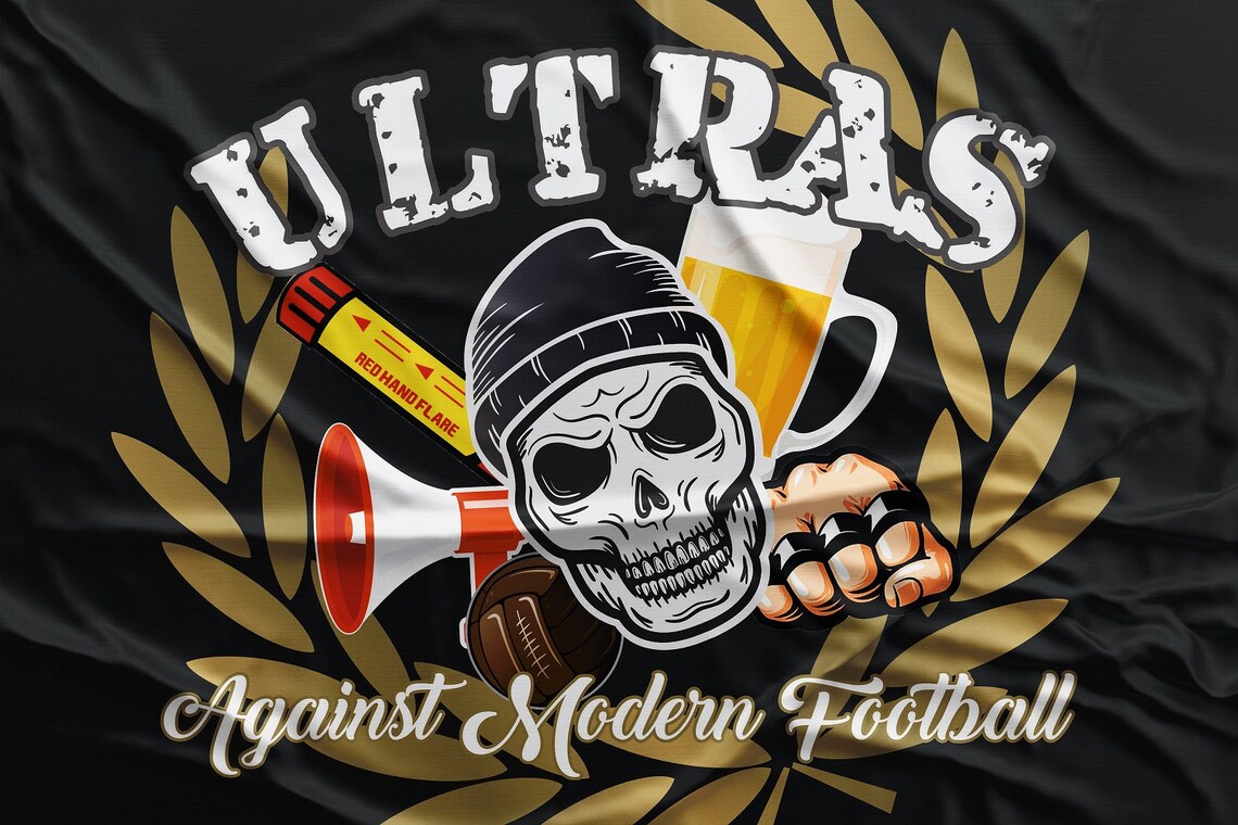 ULTRAS Fußball Fußball Hooligan Fans Flagge Banner Etsy