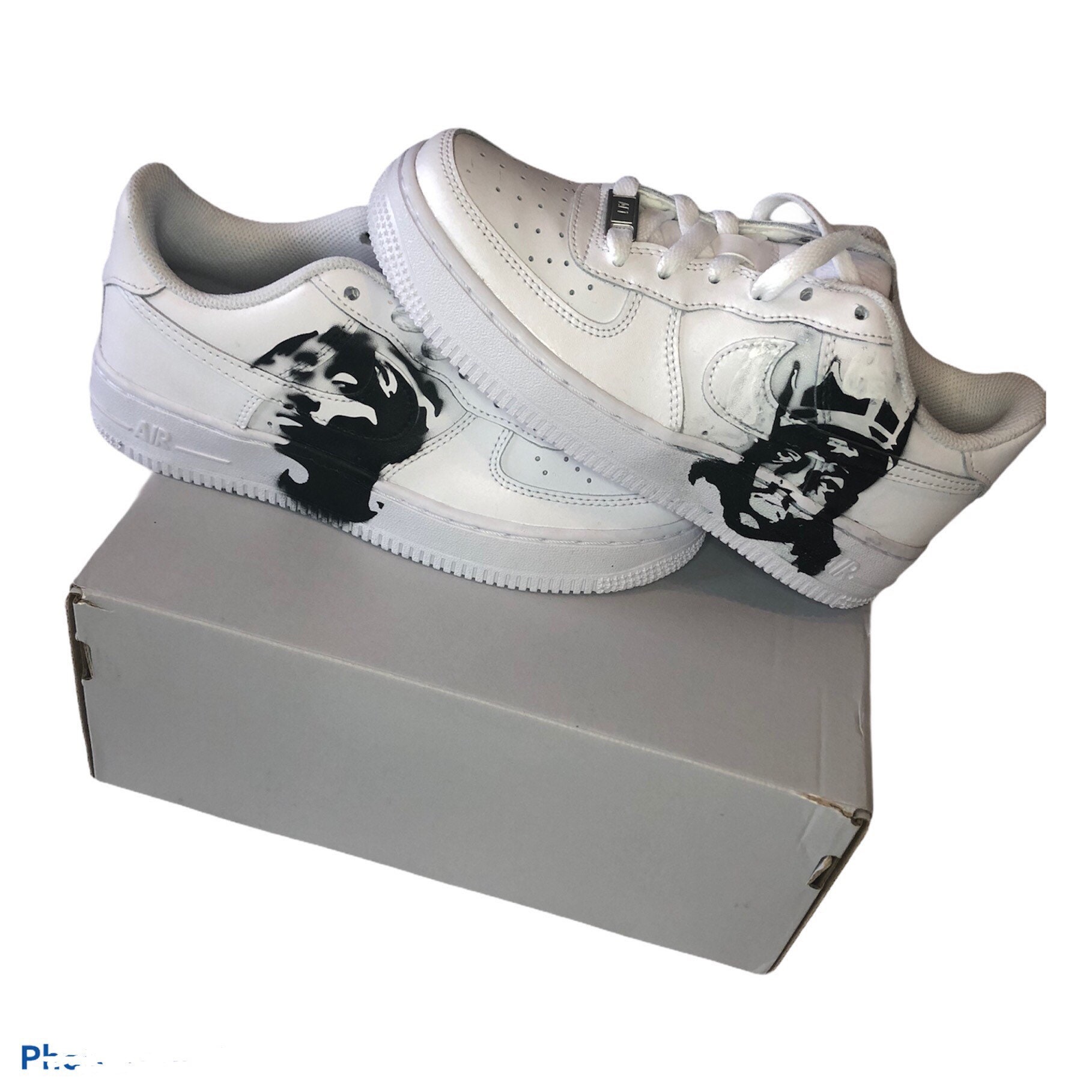 Custom Air Force 1 Low Junior Tupac Shakur & The Notorious | Etsy