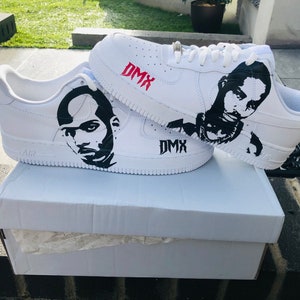 Hand painted sneakers custom Airforce one hip-hop legend Dmx
