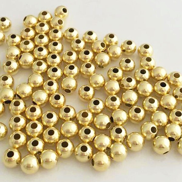 14k Gold Filled Beaded Bracelet