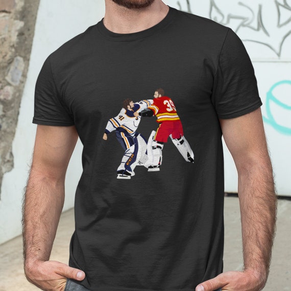 Hockey Goalie Fight Classic TShirt Unisex Short Sleeve Etsy
