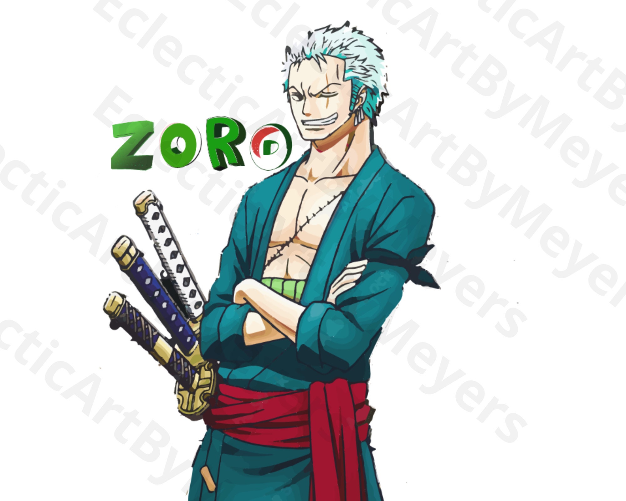 Zoro - Shirt In Roblox Luffy One Piece Png,Zoro Icon - free transparent png  images 