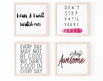 Inspirational Quote Print, Motivational Wall Art, Home Decor