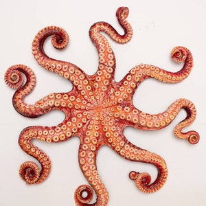 Octopus, Antique red Tentacle, Cthulhu mythos Fantasy Gift Idea, Steampunk vintage designer octopus chandelier, light lamp, lantern