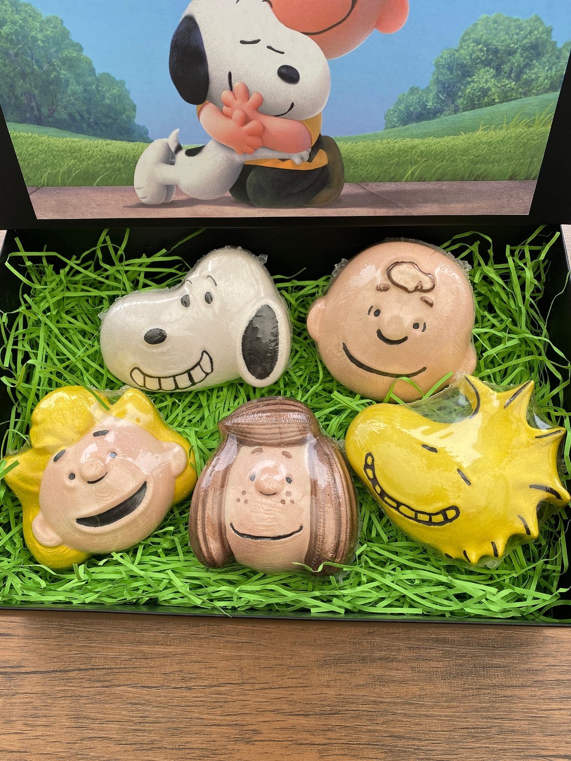 Charlie Brown bath bomb gift set Etsy