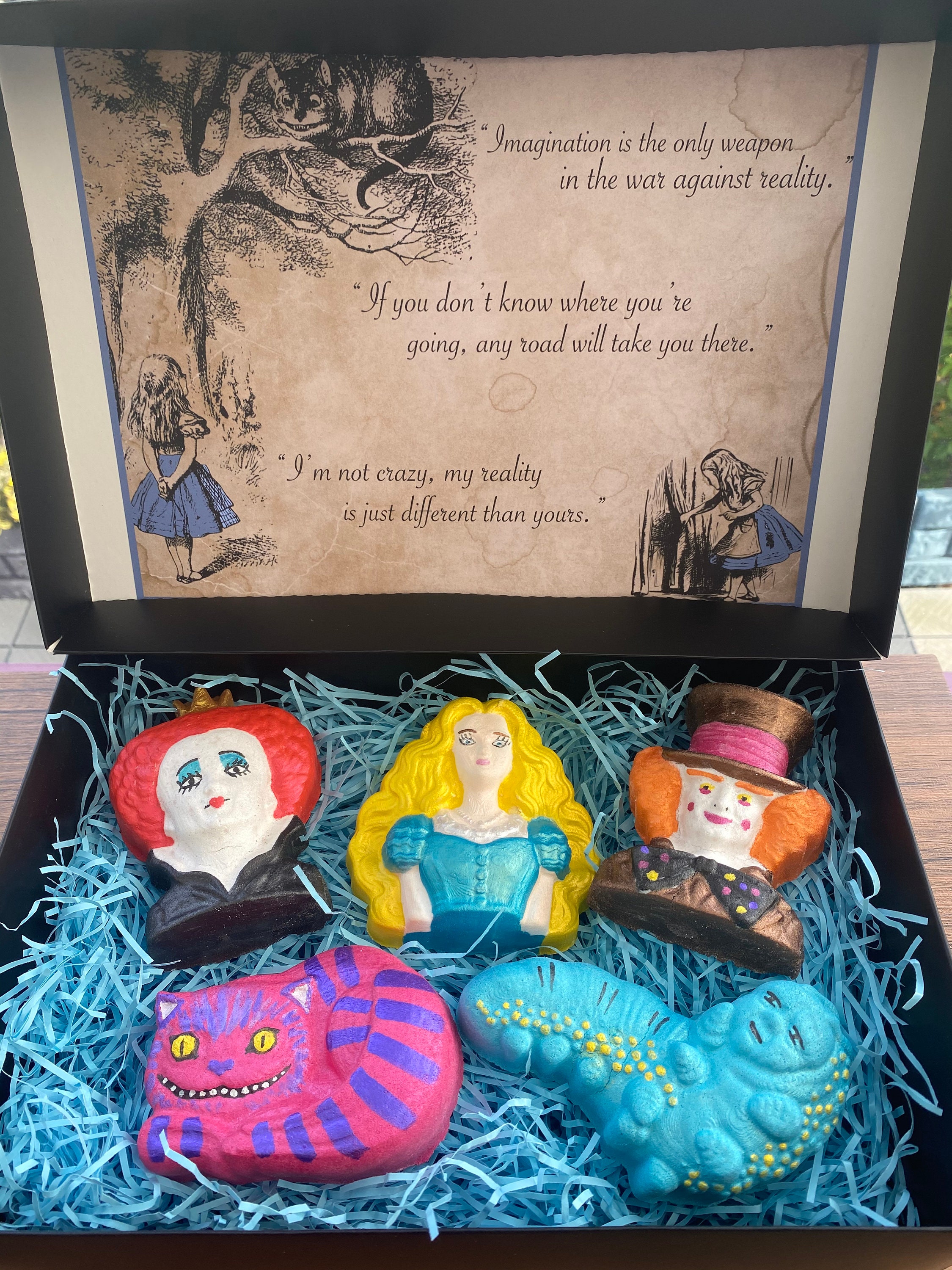 Alice in wonderland bath bomb gift set Etsy