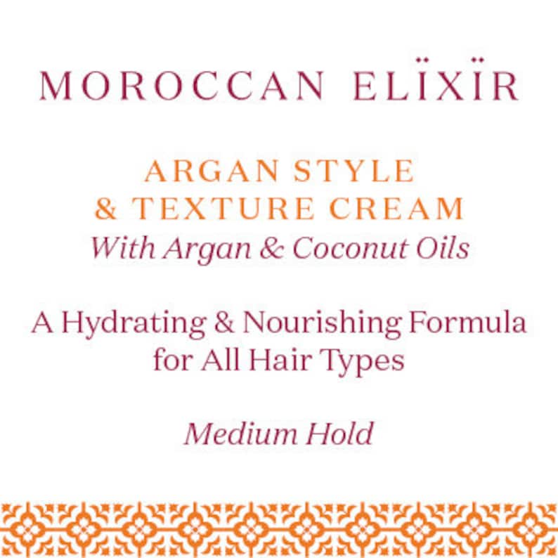 Argan Oil Style + Texture Cream - Etsy