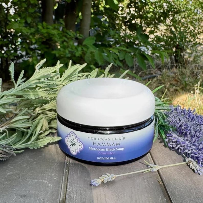 Jabón negro marroquí Lavender