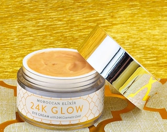 Crème contour des yeux or 24 carats