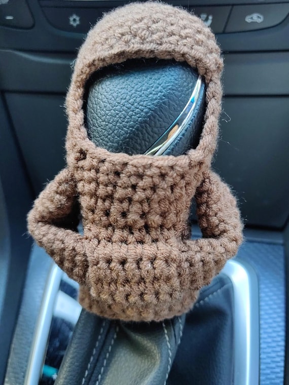 Gear Shift Hoodie - Funny Car Shift Knob Cover, Cute Automotive Interior Accessory, Universal Fit For Automatic & Manual (Blue)