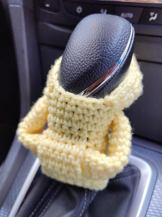 Felpa con cappuccio all'uncinetto per cambio marcia, copri pomello cambio universale per auto, mini felpa con cappuccio per cambio auto, gadget carini per interni auto, decorazioni per auto - Italia