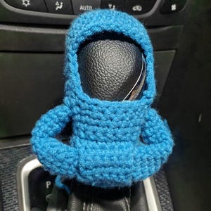 Crochet Gear Shift Hoodie,Universal Car Shift Knob Cover,Mini Hoodie for Car Shifter,Automotive Interior Cute Gadgets,Car Decorations