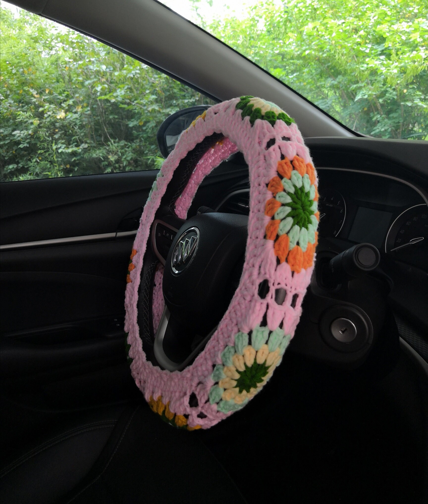Accessori interni auto da donna Rosa volante Copricollo