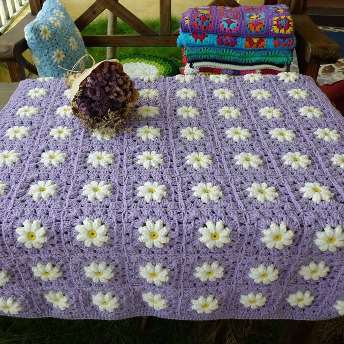 Couverture Au Crochet,