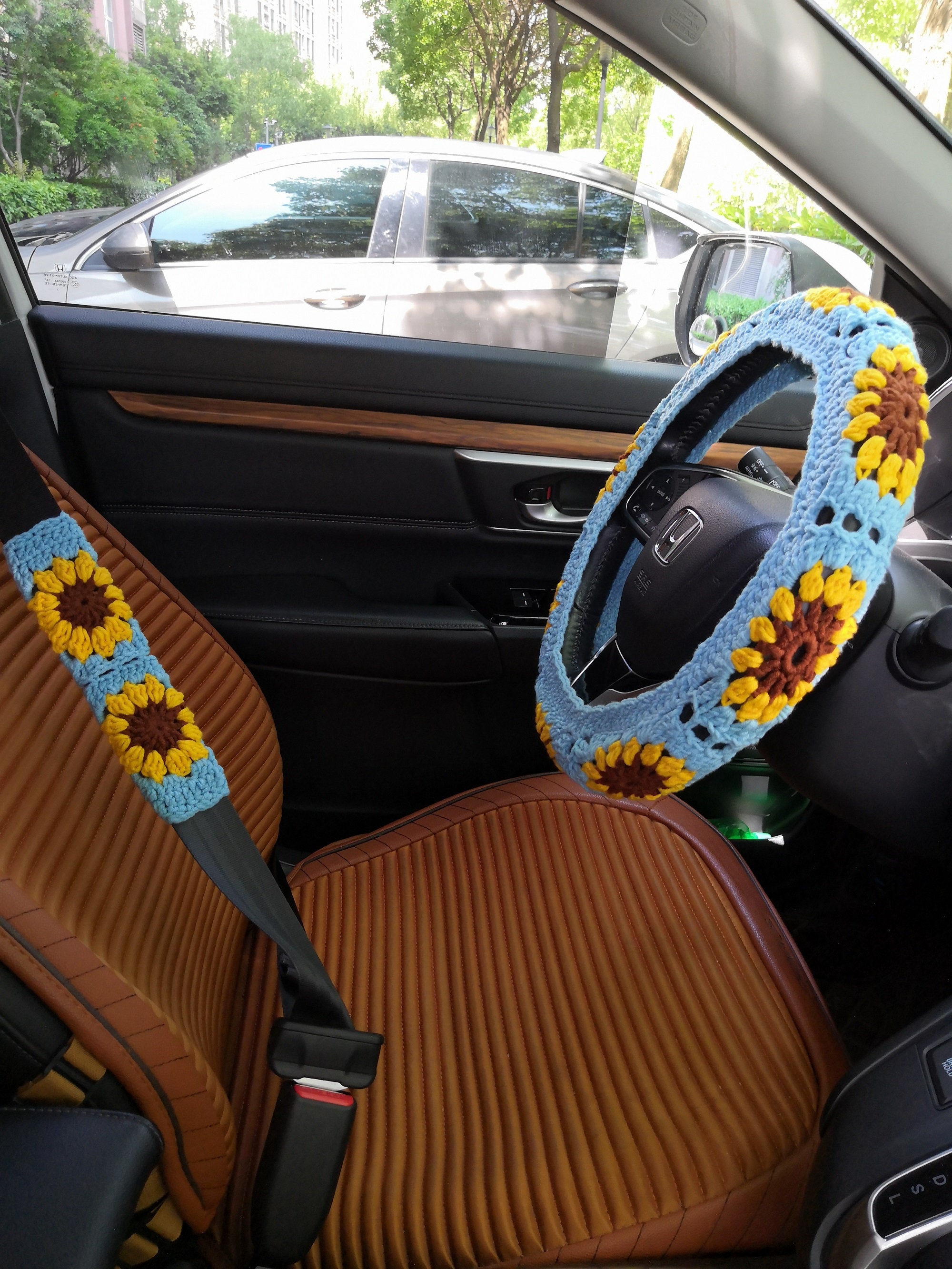 Aazon.co: POLERO Aerican Flag Sunflower Car Seat Covers Set With