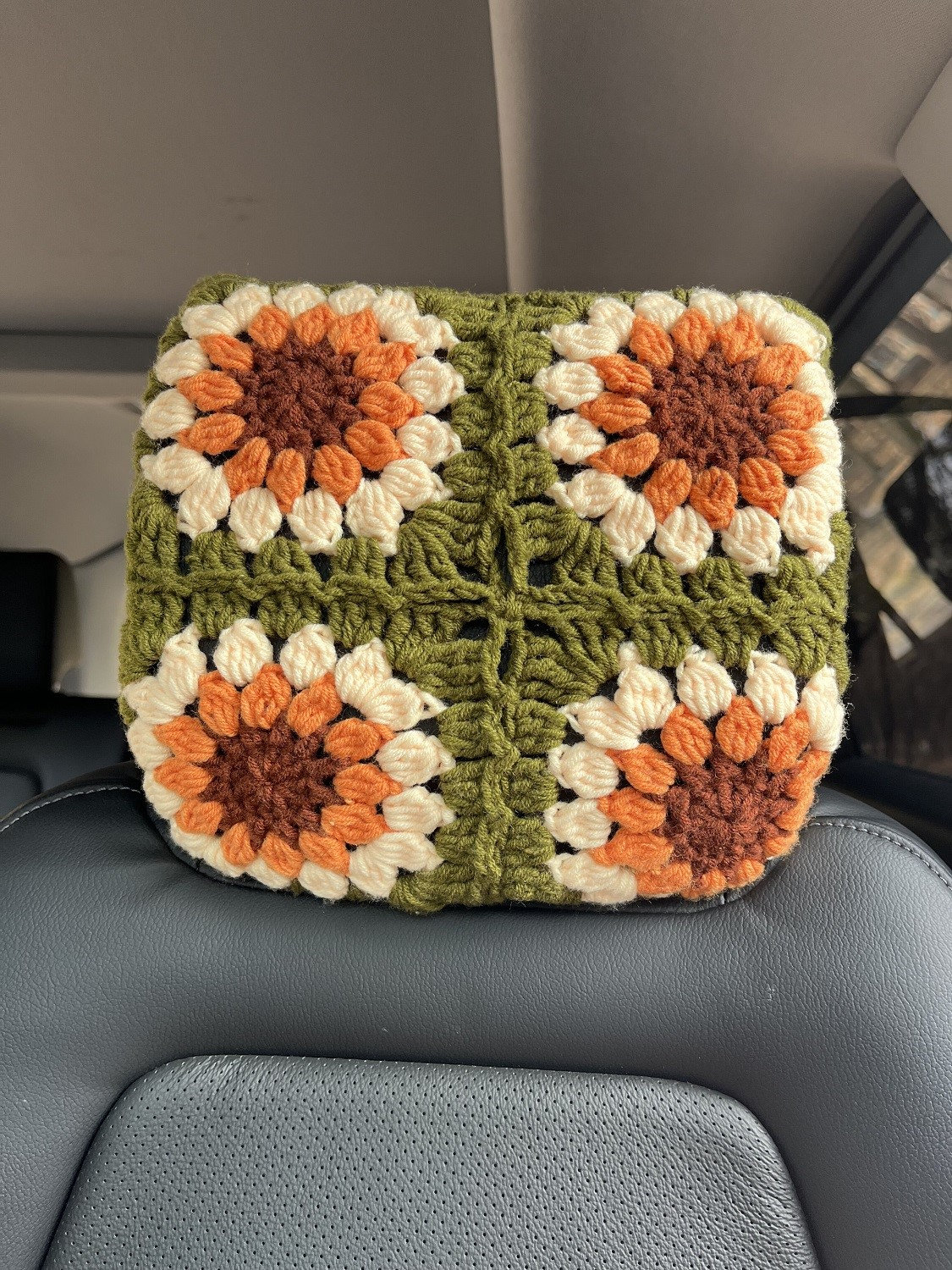 Xoenoiee Auto-Innenausstattung Set Mit Kuh & Sonnenblumen Design - Sitzbezüge & Zubehör