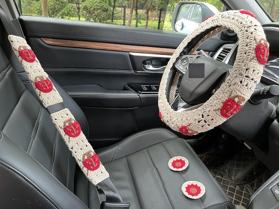 Ladybug steering wheel cover discount