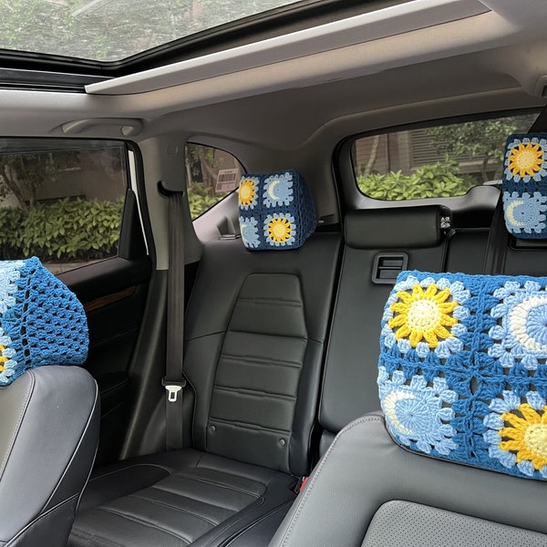 Car Headrest Pattern Etsy