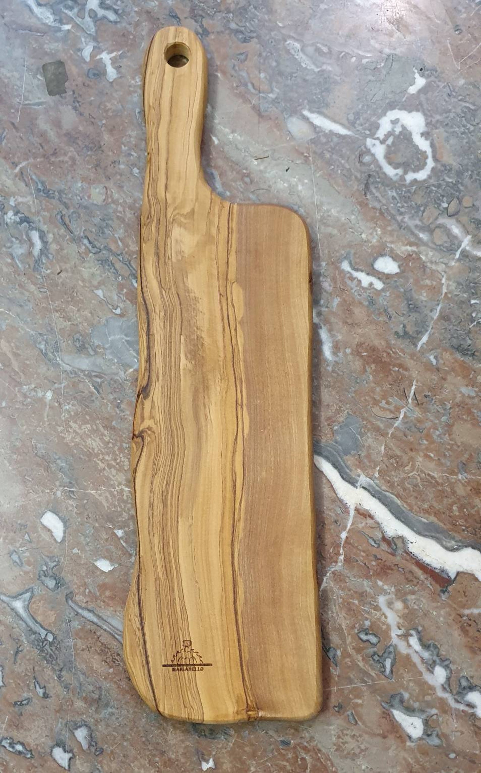 Olive wood cutting board with irregular shapes. Kitchen gift Etsy