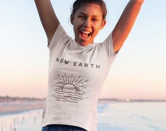 New Earth Tee (Erwachen, neue Anfänge, spirituelle Evolution, Nachwachsen T-Shirt)