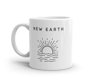 New Earth Mug (Awakening, New Beginnings, Spiritual Evolution, Regrowth, Cup)