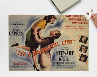 It's a Wonderful Life | 1000 piece adult jigsaw puzzle | Birthday Present Gifts | Family Entertainment